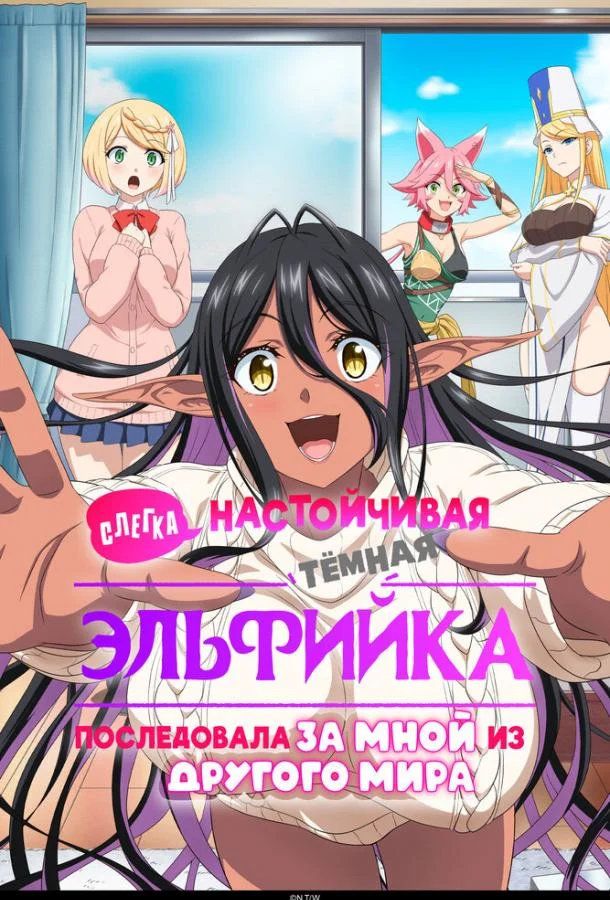 Слегка настойчивая тёмная эльфийка последовала за мной из другого мира 1 сезон, 1-12 серии смотреть аниме-сериал онлайн